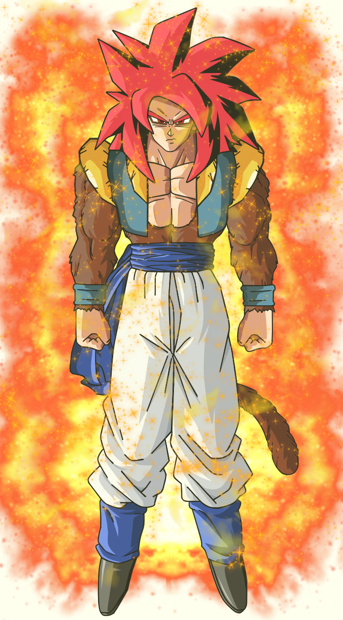 View Fullsize Gogeta Image - Super Saiyan (700x1265), Png Download