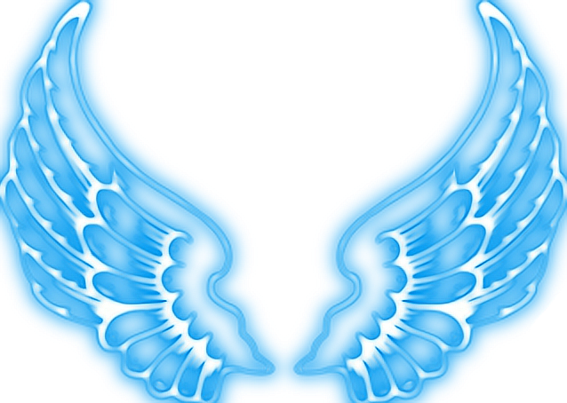 Report Abuse - Alas De Angel Neon (638x454), Png Download