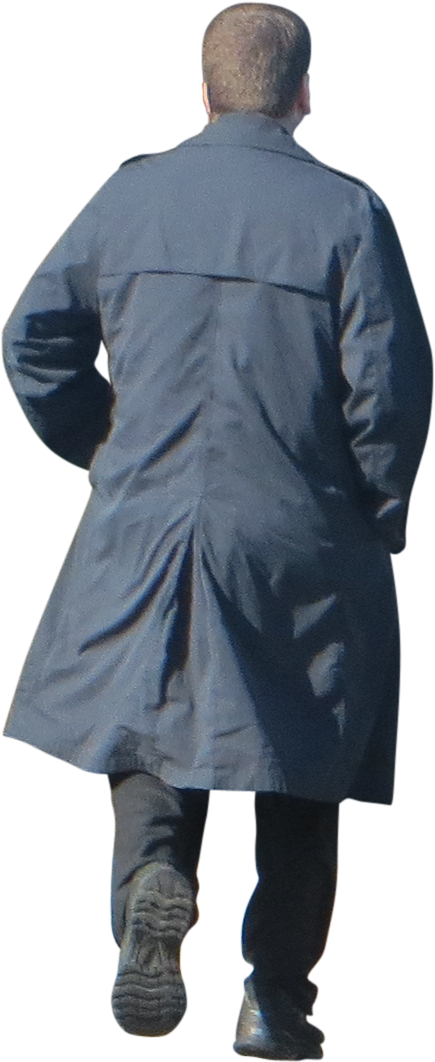 Walking Away Png - Coat (1061x1061), Png Download
