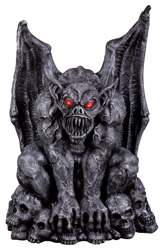 Deluxe Fiberglass Gargoyle - Gargoyle Png (650x975), Png Download