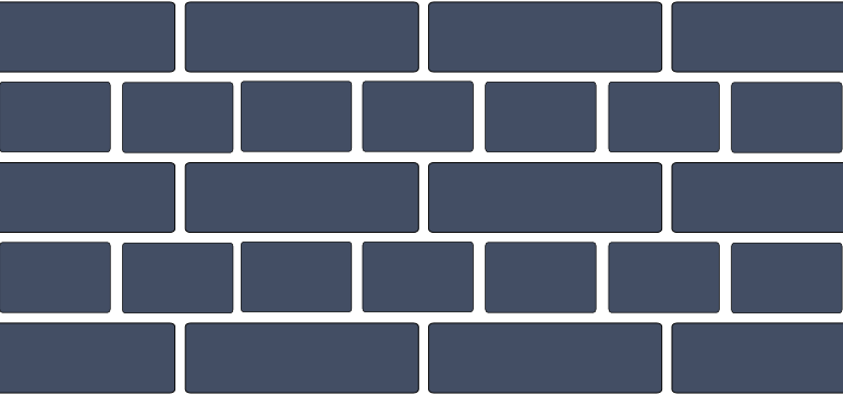 An Imag Of English Bond Brick Work Pattern - Transparent Brick Pattern Png (774x363), Png Download