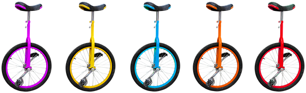Cycling - Street Unicycling (640x213), Png Download