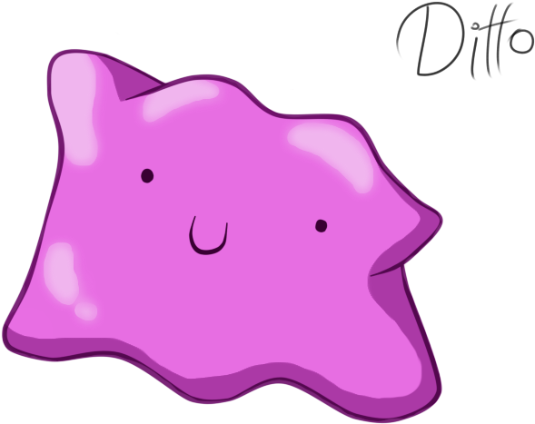 Ditto - Ditto Pokemon (838x570), Png Download