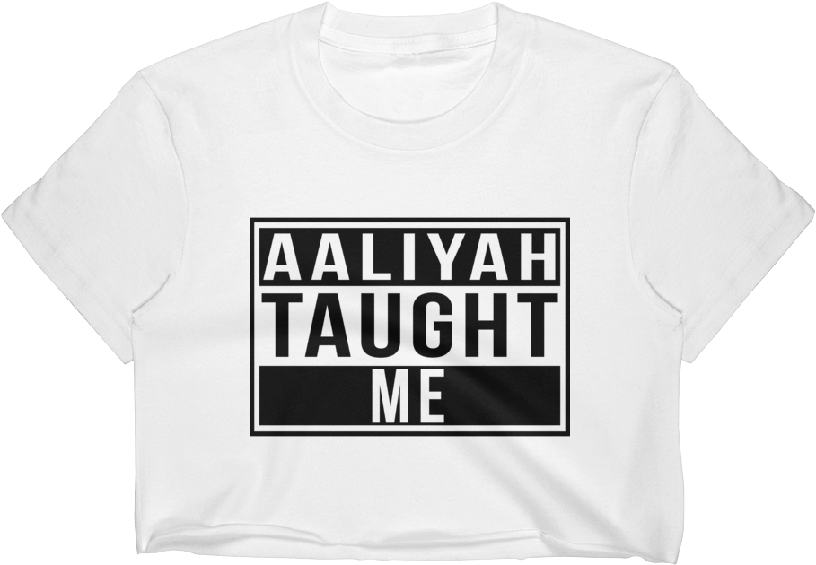 Aaliyah Taught Me Tee - Thumbnail (1000x1000), Png Download