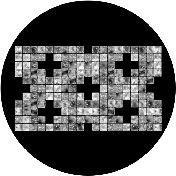 Glass Brick Wall - Rosco Shadow Blocks Glass Gobo 81138 (800x800), Png Download