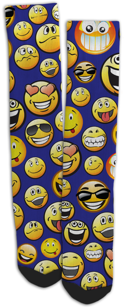 Top 9 Emoji Socks - Unique Socks (245x600), Png Download
