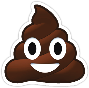 The Images For - Poop Emoji Png (375x360), Png Download