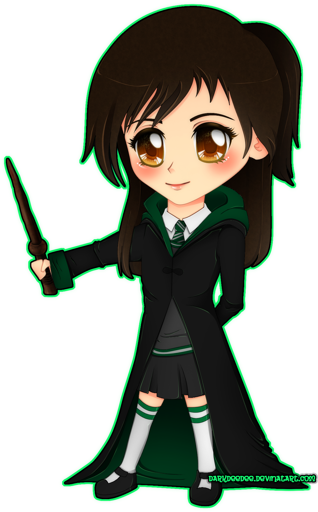 Slytherin Transparent Cartoon (1172x1756), Png Download