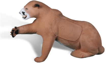 Cougar - Rinehart Targets 431 Cougar Self Healing Predator Archery (450x505), Png Download