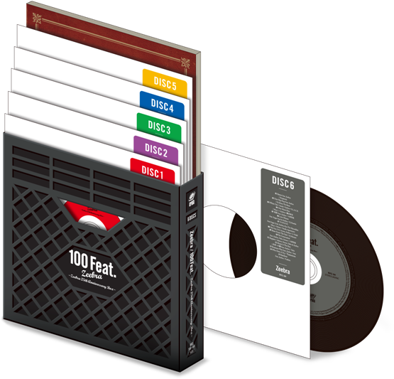 〜zeebra 25th Anniversary Box〜 - Zeebra Featuring Best 100(6cd) (600x613), Png Download