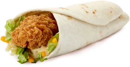 Issa - Mcdonald's 2 Snack Wraps (444x320), Png Download