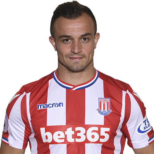 Shaqiri - Thomas Edwards Stoke City (500x500), Png Download