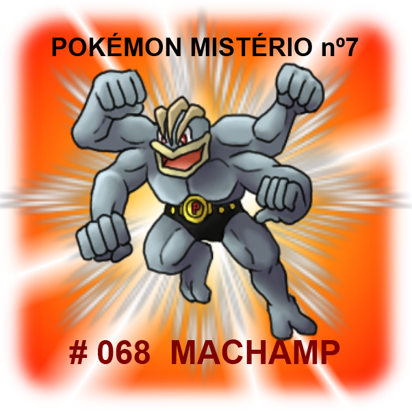 Pokémon Mistério Nº - Pokemon Machamp (602x602), Png Download