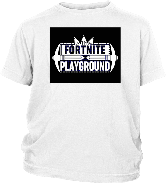 Fortnite Playground Youth T-shirt - Louis Vuitton Mickey Mouse T Shirt (600x600), Png Download