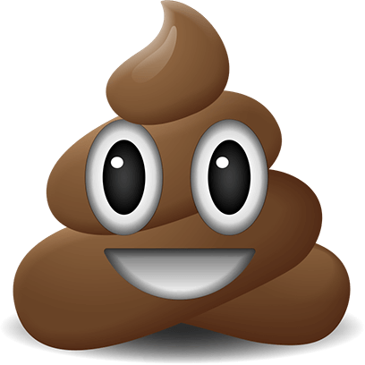 Poop Emoji Png Transparent Svg Download - Poop Emoji Clipart (408x408), Png Download