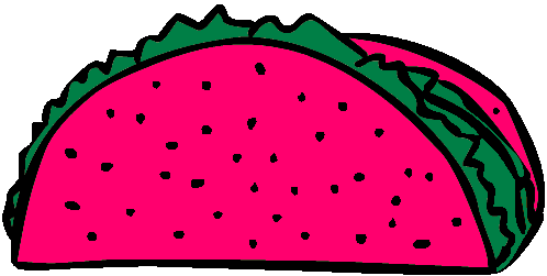Clip Library Download Watermelon Png For Free Download - Taco And Watermelon (498x251), Png Download