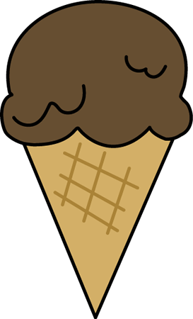 Ice Cream Clip Art Ice Cream Images - Chocolate Ice Cream Cone Clip Art (273x450), Png Download