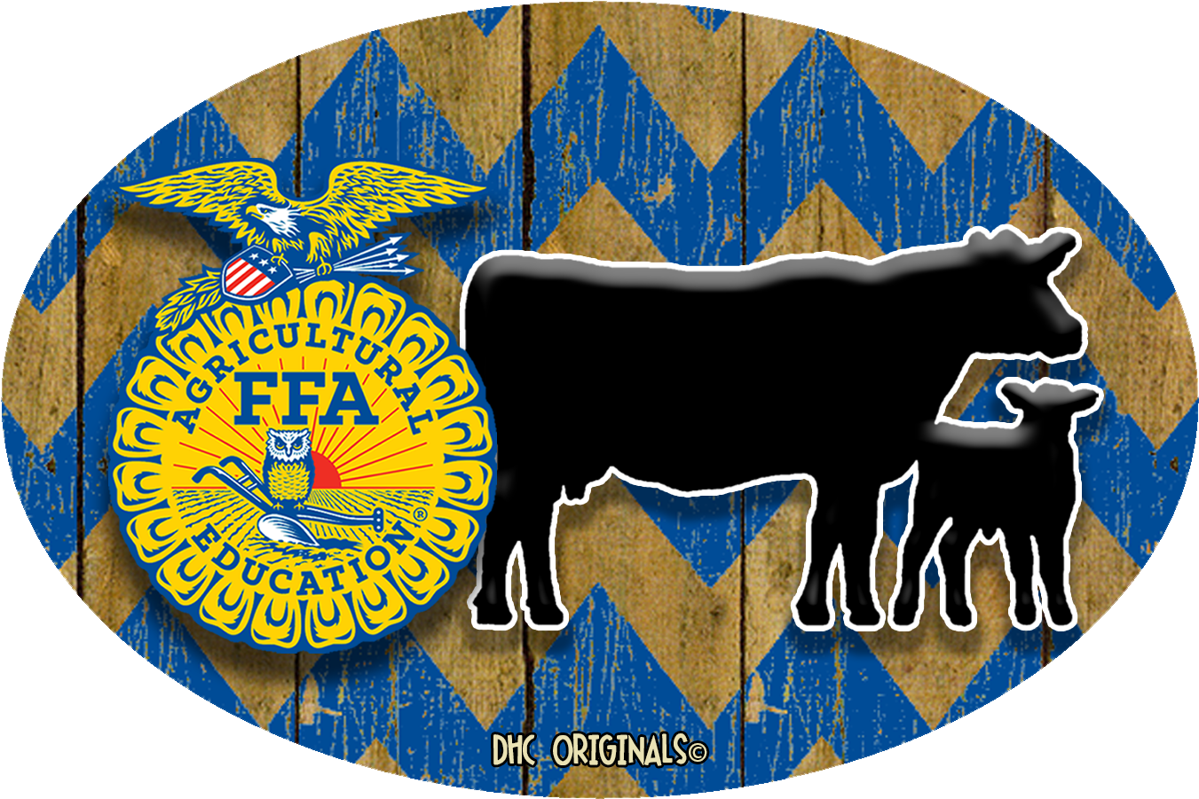 Ffa Cow Calf Decal - Ffa (1500x1500), Png Download