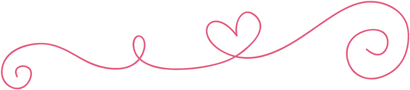 Picture - Divider With Heart Clipart (1600x365), Png Download