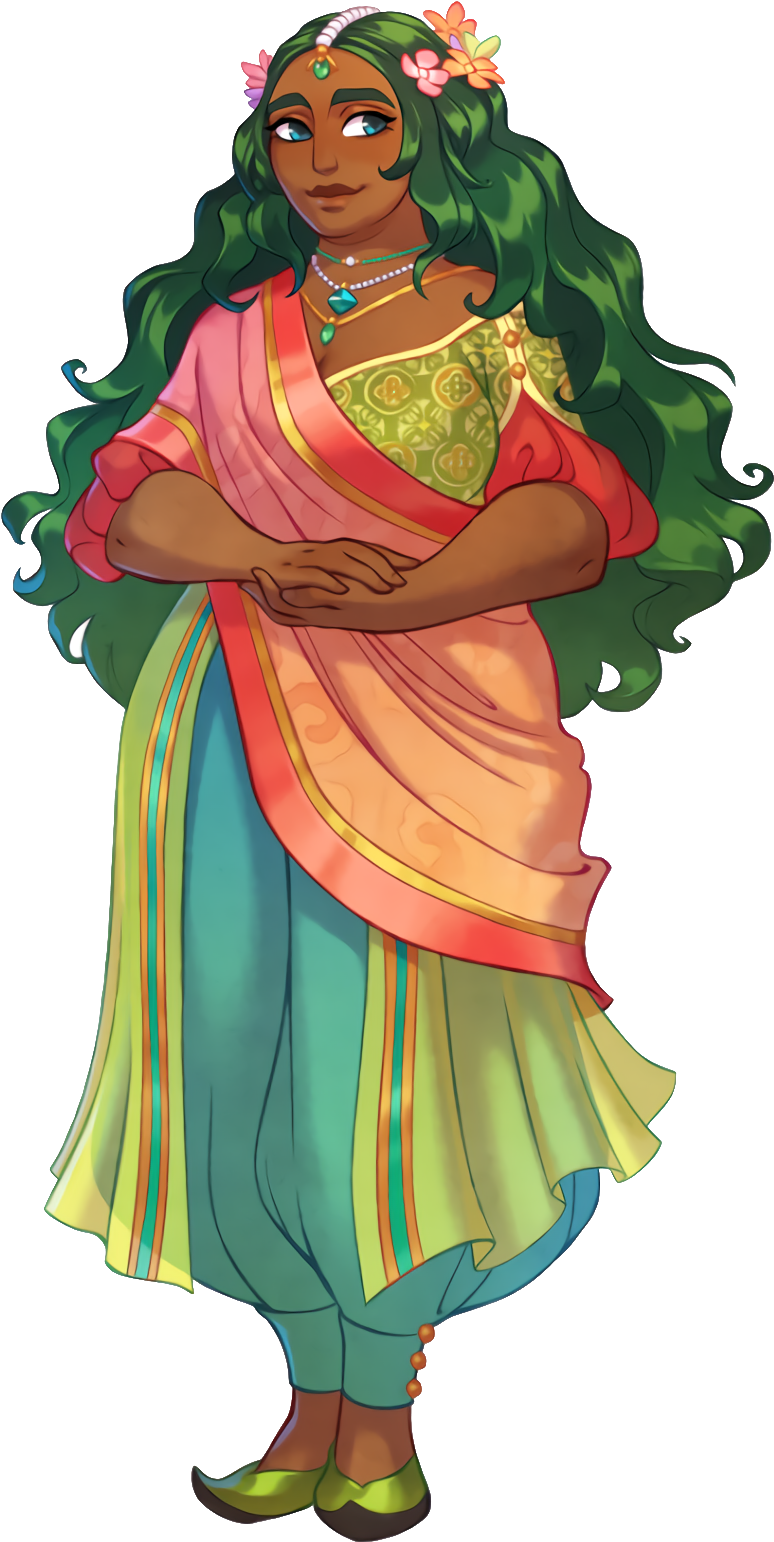 Nasmira Sprite - Nadia Sisters The Arcana (817x1584), Png Download