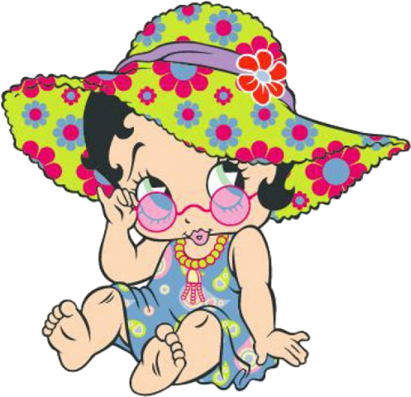 Betty Boop Clipart - Baby Betty Boop (600x600), Png Download