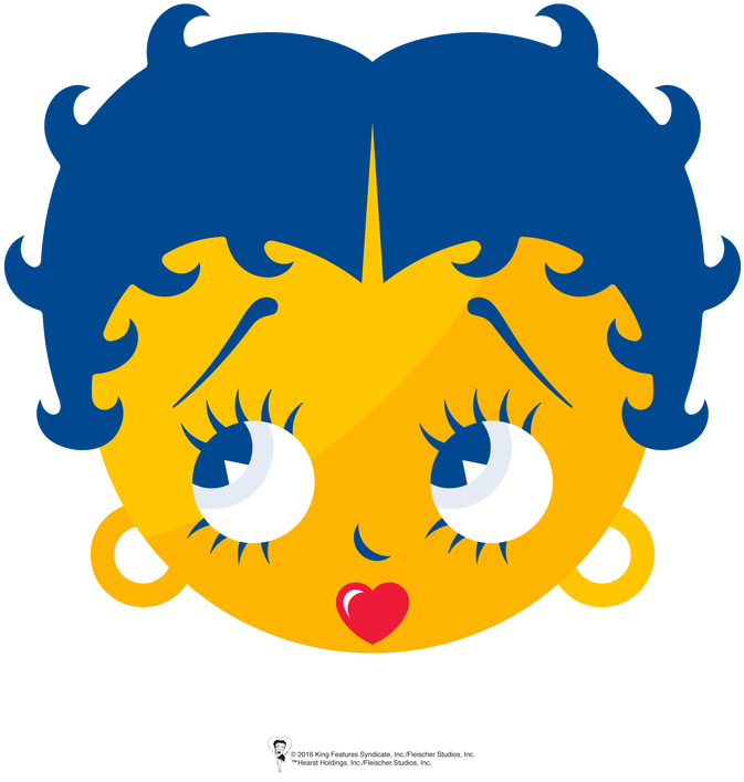 Picture - Betty Boop Emoji (800x800), Png Download