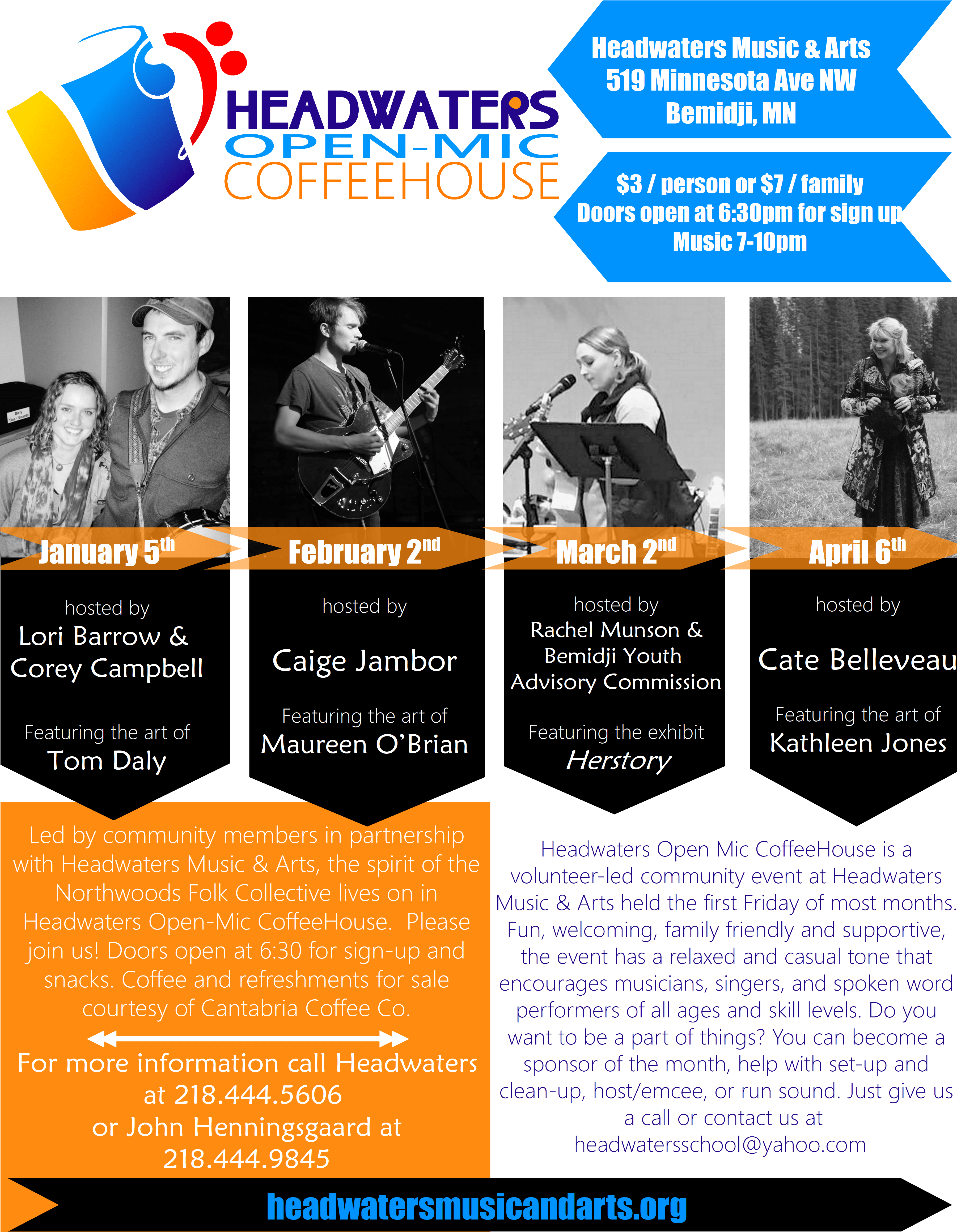 2018 Spring Coffee House Poster Png - Flyer (3601x4660), Png Download