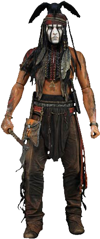 The Lone Ranger Tonto 1/4 Scale Figure - Neca The Lone Ranger 1/4 Scale Tonto Figure (246x500), Png Download