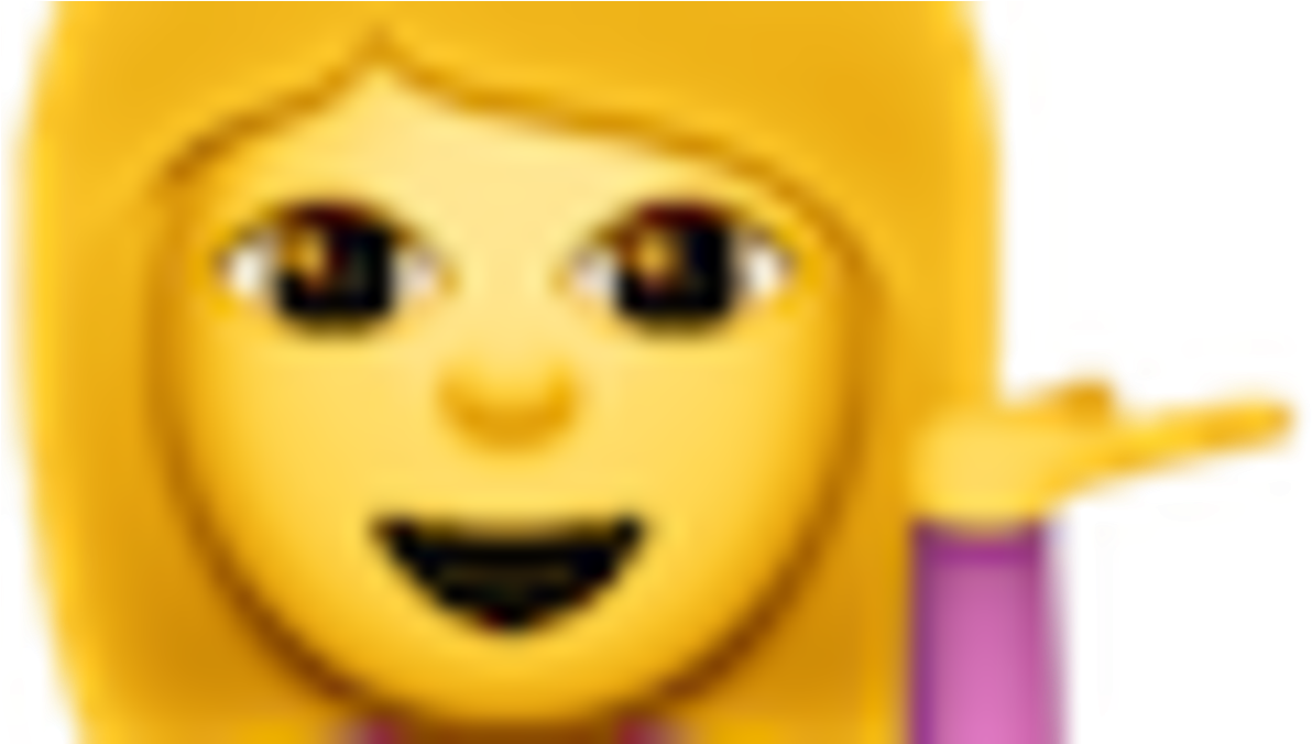 Ni Silban, Ni Presumen, Ni Están De Mal Humor - Sassy Girl Emoji No Background (1200x675), Png Download