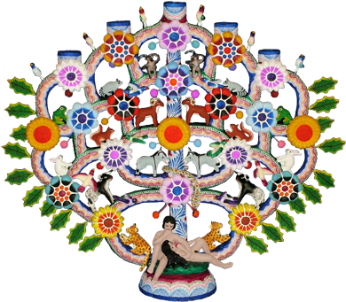 Izucar Tree - Mexican Tree Of Life Facts (400x347), Png Download