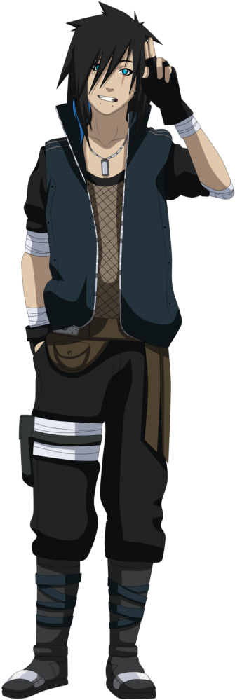 Angelio,my Creation By Madara Uchiha - Made Up Naruto Character (382x1022), Png Download