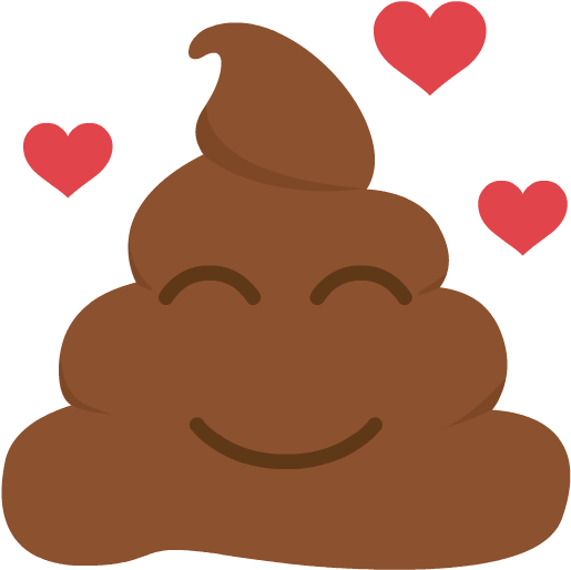 Poo Emoji - Poop Emoji Cute (600x600), Png Download