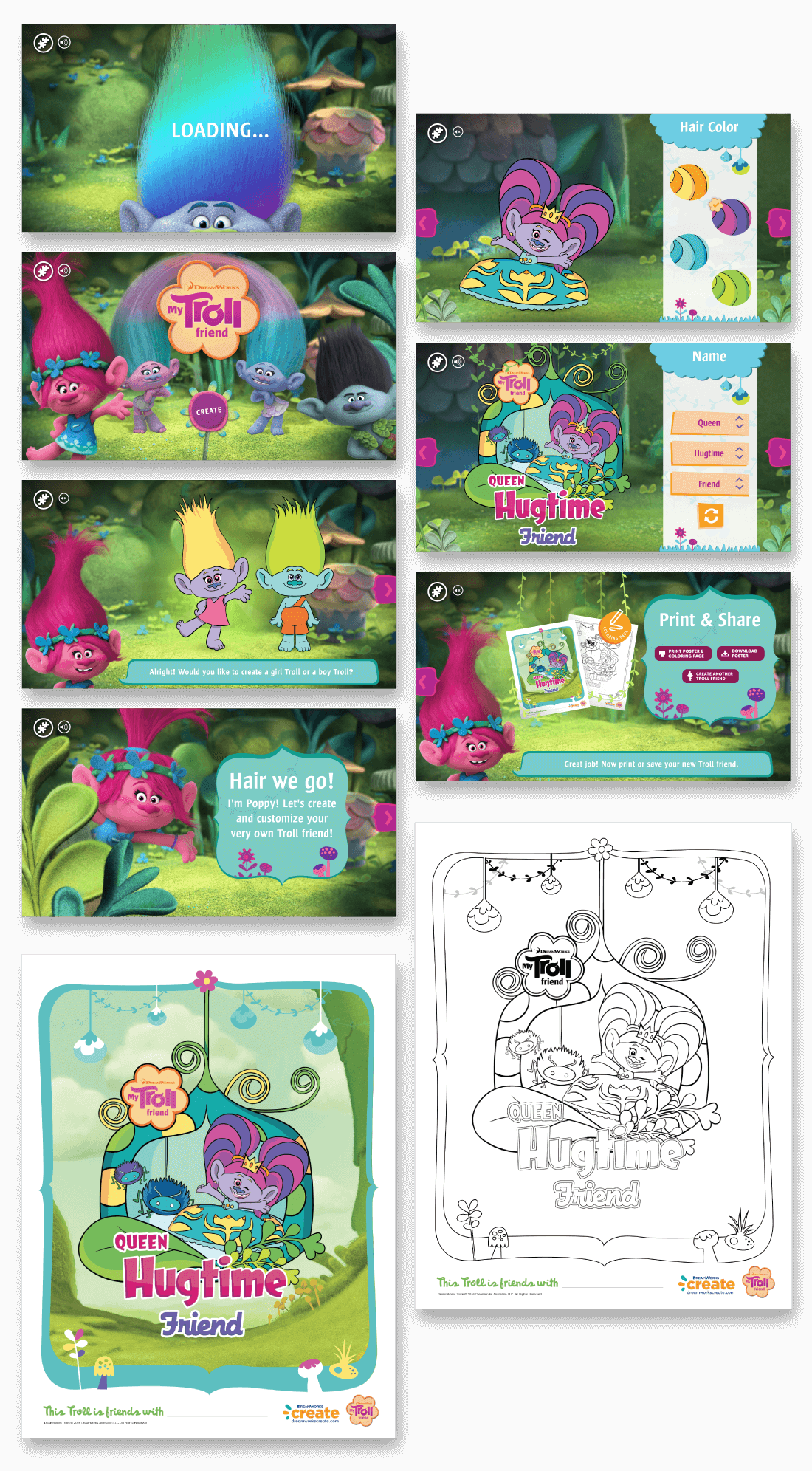 My Troll Friend - Cartoon (1100x1992), Png Download