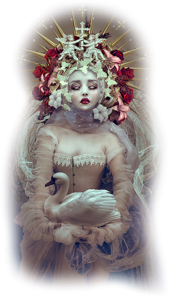 Lady Swan De Devils - Natalie Shau (557x979), Png Download