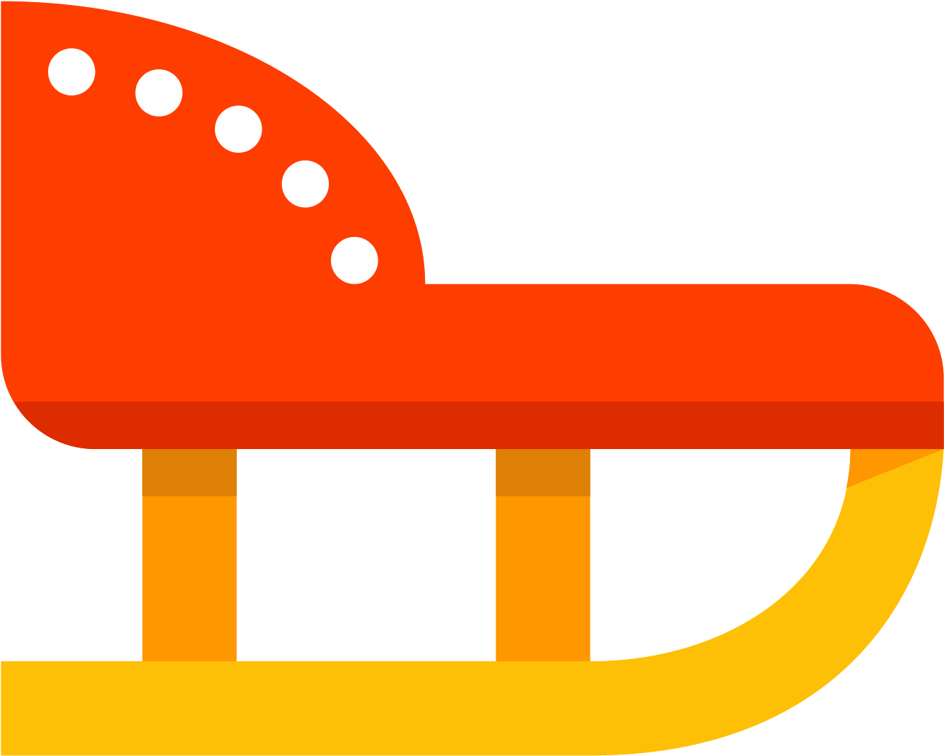 Sled Icon - Sled Icon Png (1600x1600), Png Download