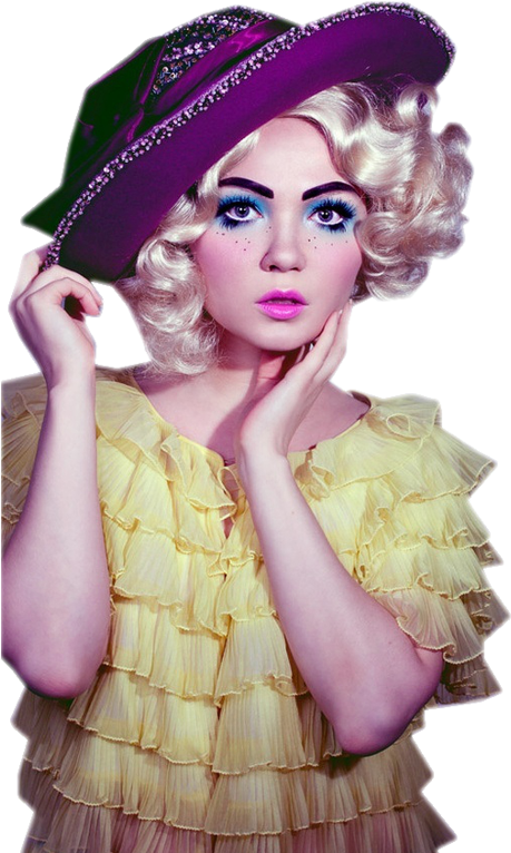 Centerblog New Png Format Women Tubes - Vintage Doll Makeup (545x800), Png Download