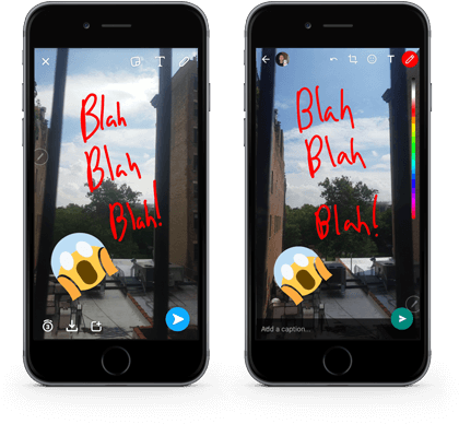 Wersm Snapchat Versus Whatsapp New - Whatsapp (640x408), Png Download