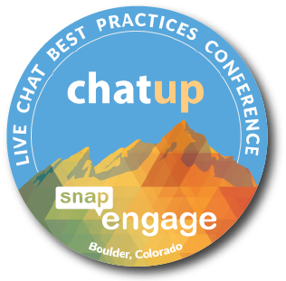 Snapengage Chatup 2017 Sponsorship Die Cut Sticker - Graphic Design (600x316), Png Download
