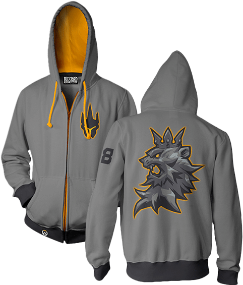 Home / Clothing / Overwatch Ultimate Reinhardt Zip-up - Overwatch Reinhardt Hoodie (490x580), Png Download