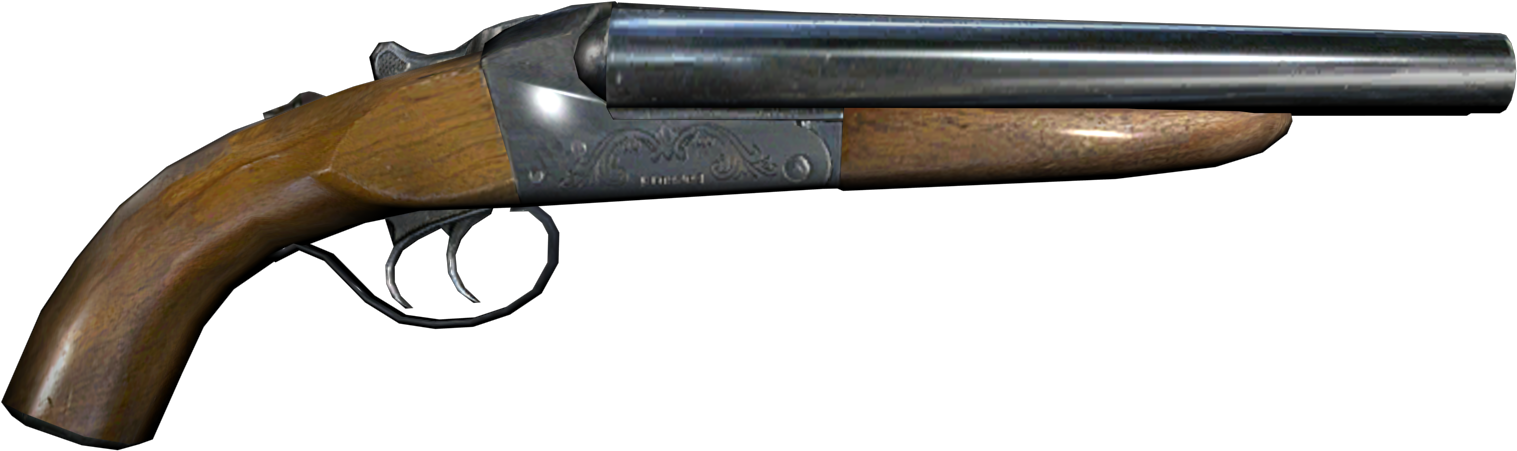 Shotgun Transparent Gun - Sawed Off Shotgun Png (1536x1167), Png Download