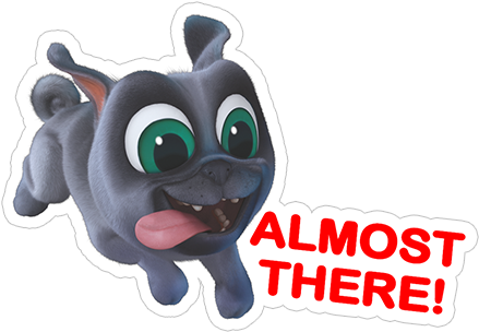 Viber Sticker «puppy Dog Pals» - Puppy Dog Pals (490x317), Png Download
