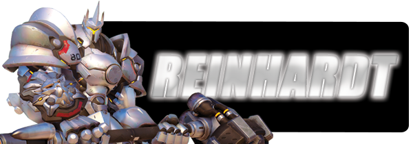 Reinhardt Overwatch - Overwatch (600x210), Png Download