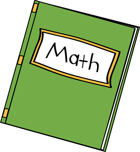 School - Book - Clipart - Math Book Clipart (460x500), Png Download