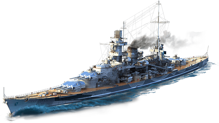 Battleship Drawing Simple - World Of Warships Scharnhorst (900x600), Png Download