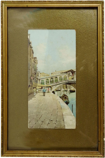 Vintage Venice Italy Print - Venice (397x600), Png Download