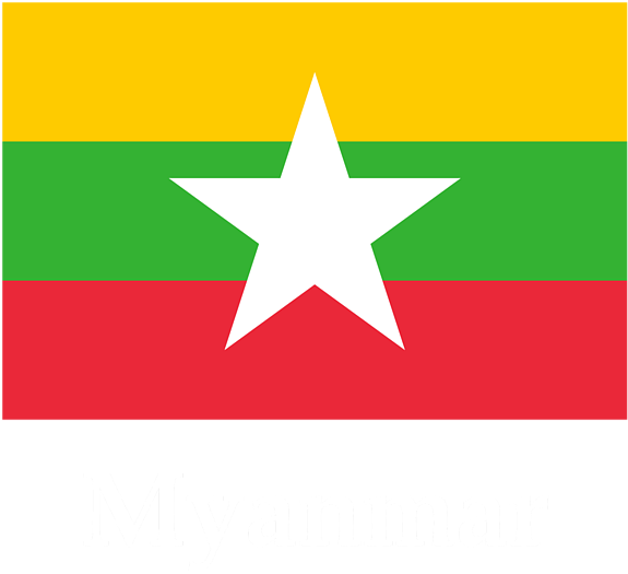 Bleed Area May Not Be Visible - Myanmar Flag Vector Free (600x600), Png Download