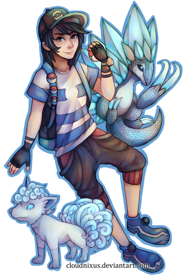 Pokemon Sun Trainer - Pokemon Trainer Sun Fanart (647x1000), Png Download