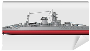 Vector Illustration Of Battleship Wall Mural • Pixers® - T2 Tanker (400x400), Png Download