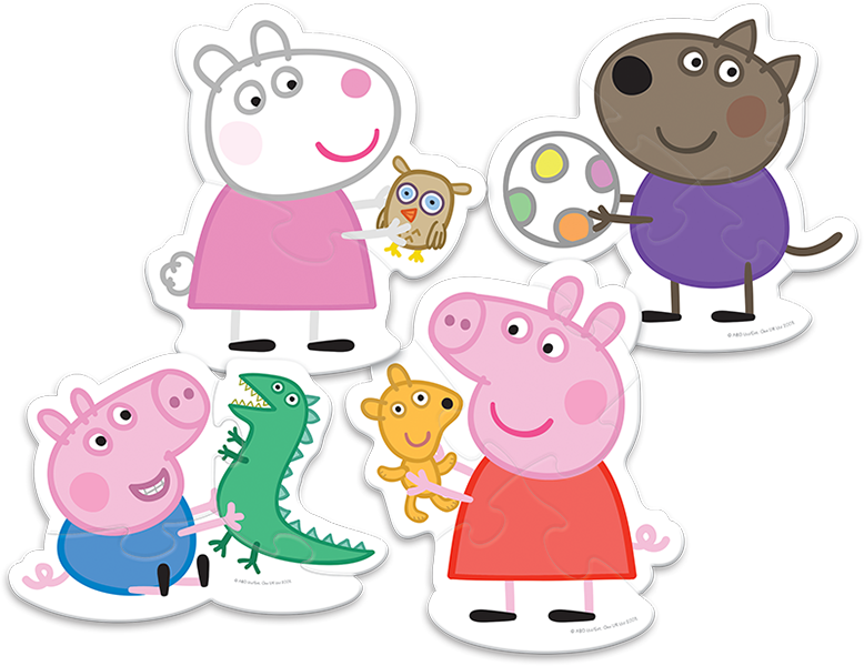 Show - Trefl Peppa Pig Baby Classic Puzzle (multi-colour) (778x600), Png Download