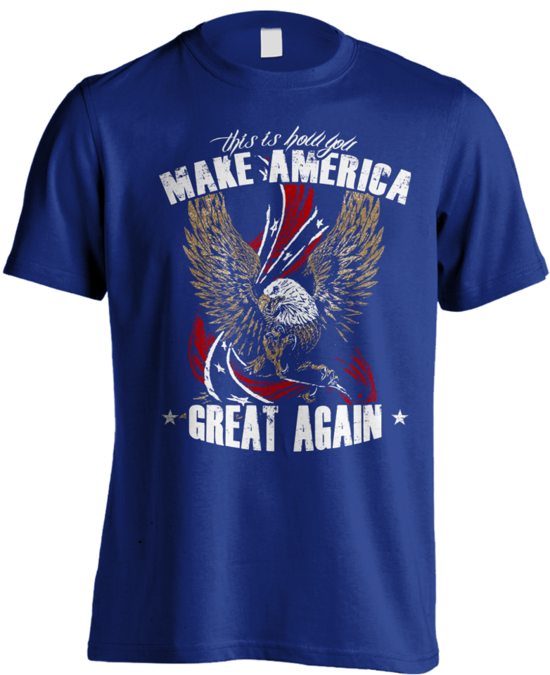 Make America Great Again - Playeras Para Parejas De Motos (805x1024), Png Download